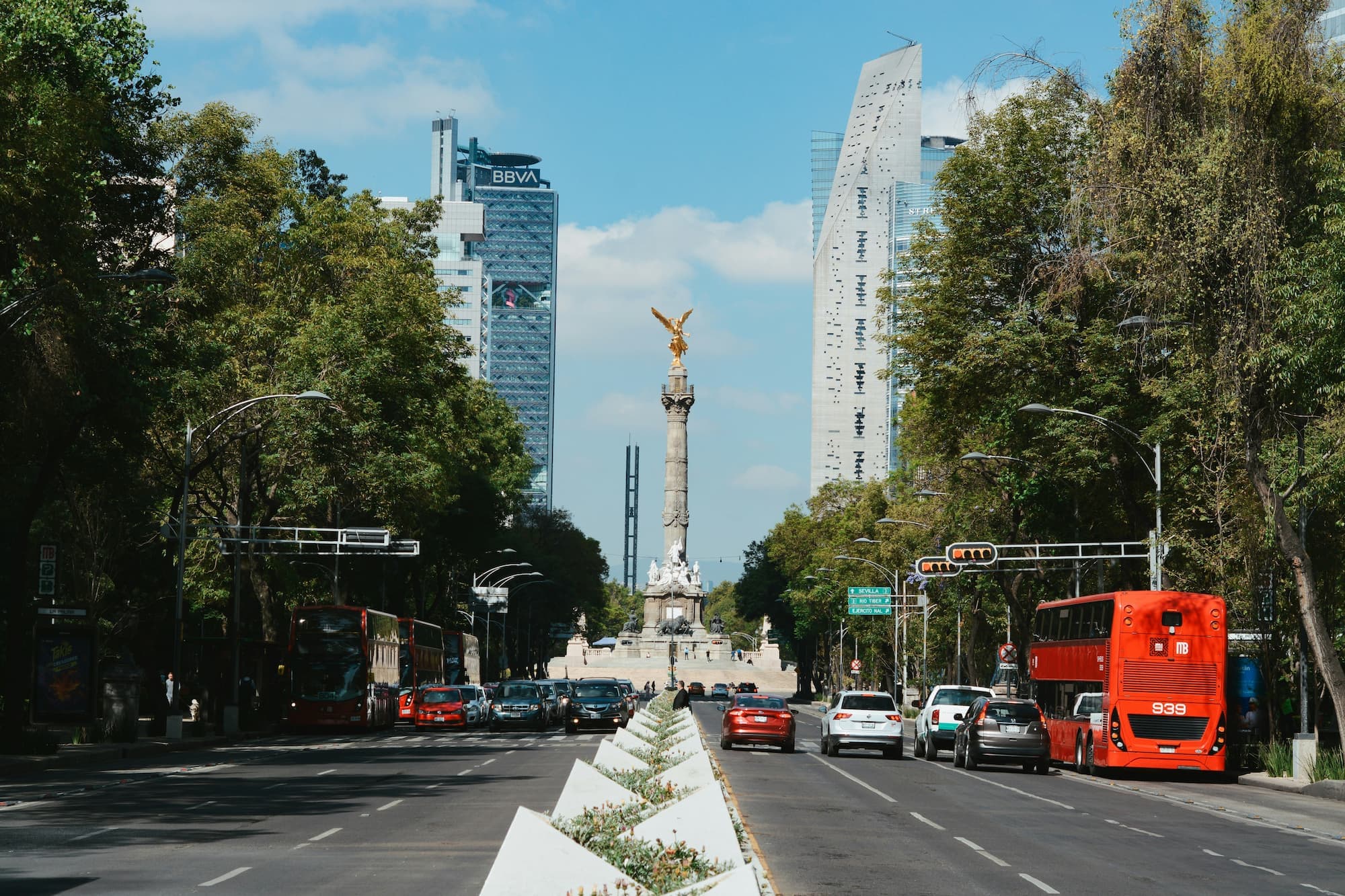 Interactive template map of Mexico City