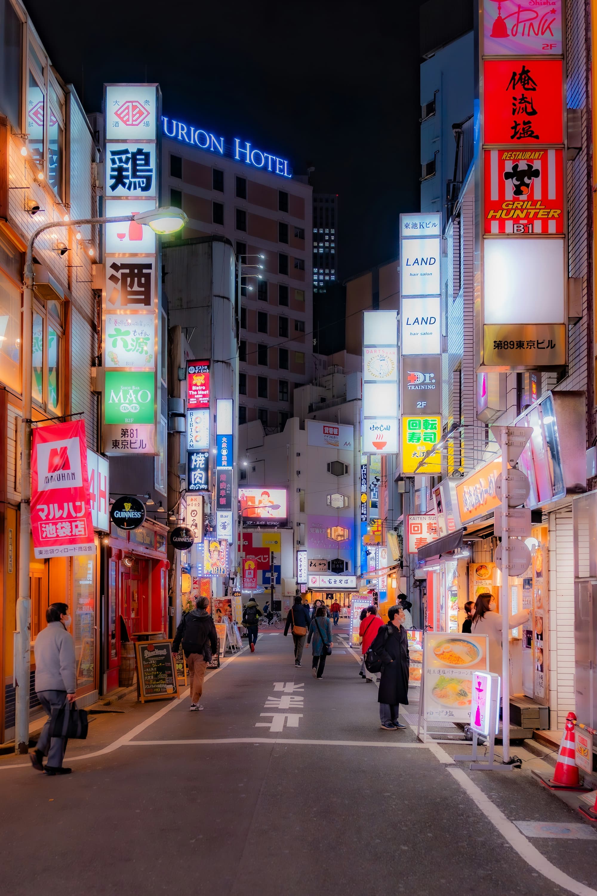 Interactive template map of Tokyo